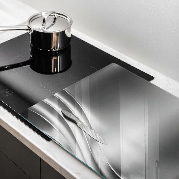 Tagliere in vetro Struttura in metallo