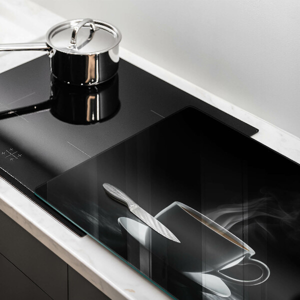 Tagliere in vetro Tazza di caffè calda