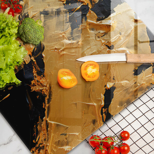 Tagliere in vetro Texture di vernice elegante