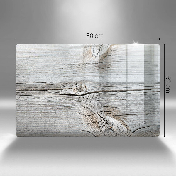 Tagliere in vetro Struttura in legno chiaro