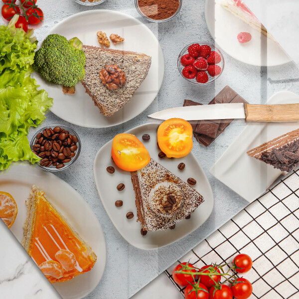 Tagliere in vetro La dolcezza della torta