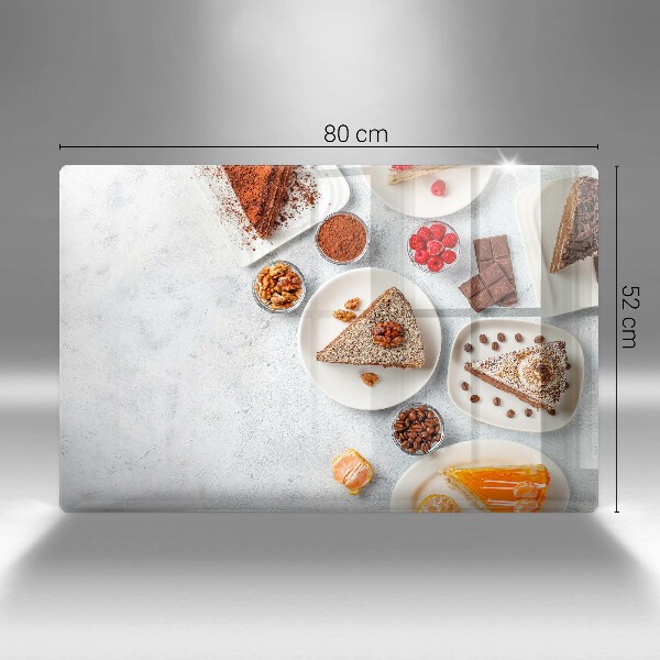 Tagliere in vetro La dolcezza della torta