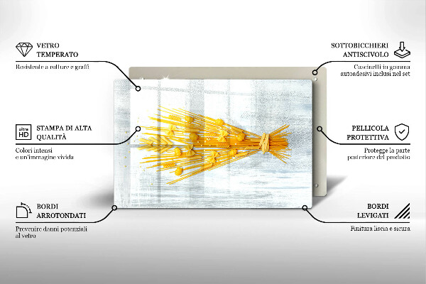 Tagliere in vetro Pasta