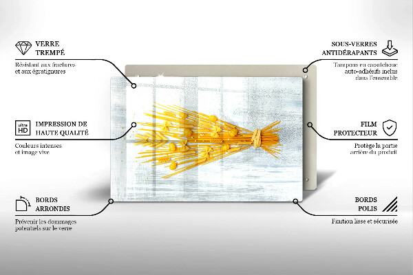 Tagliere in vetro Pasta