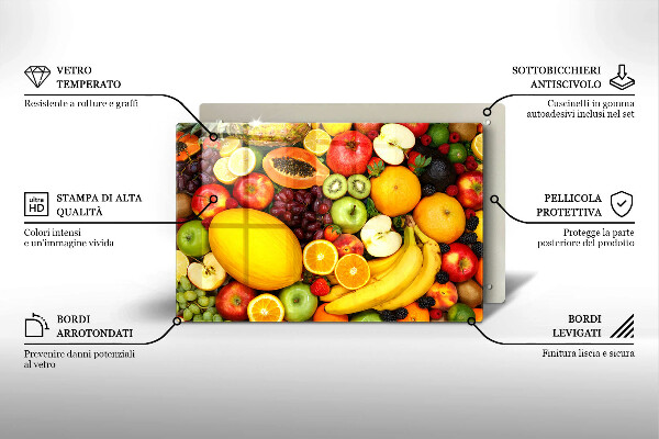Tagliere in vetro Raccolta della frutta
