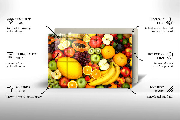 Tagliere in vetro Raccolta della frutta