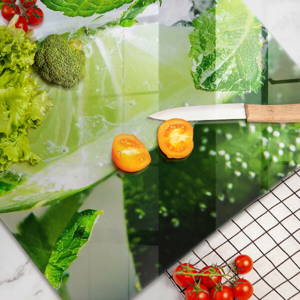 Tagliere in vetro Acqua con lime e ghiaccio