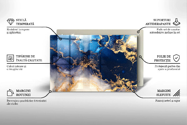 Tagliere in vetro Astrazione del marmo