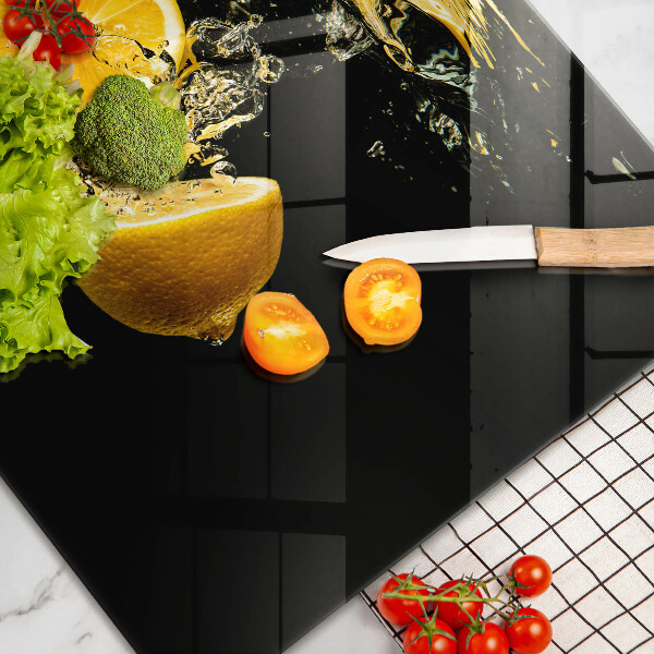 Tagliere in vetro temperato Succoso frutto di limone