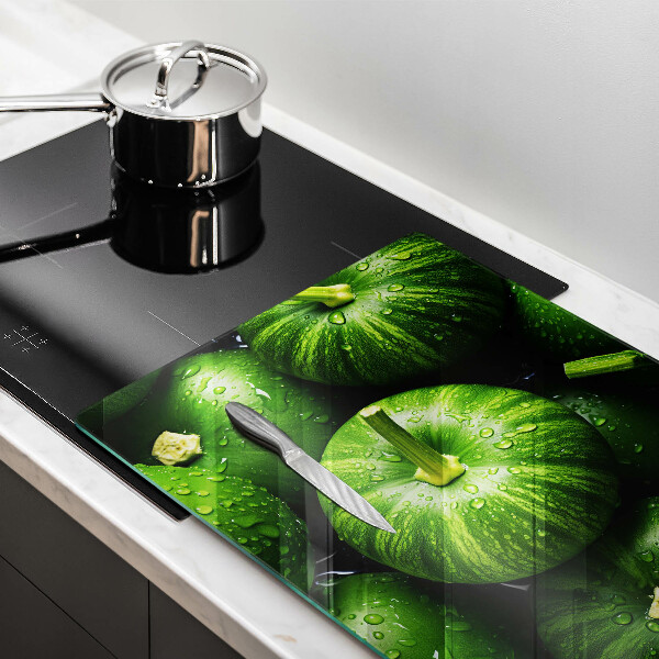 Tagliere in vetro Zucche verdi