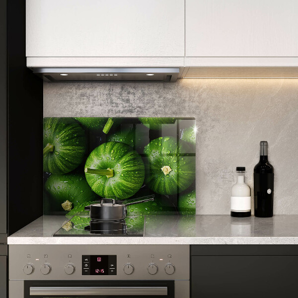 Tagliere in vetro Zucche verdi