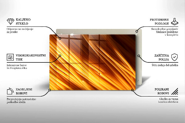 Tagliere in vetro Spaghetti