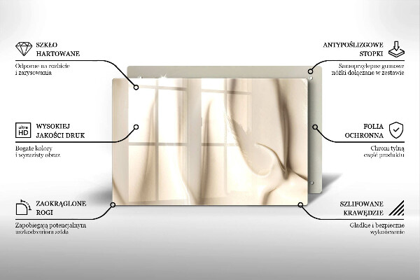 Tagliere in vetro Gelato cremoso