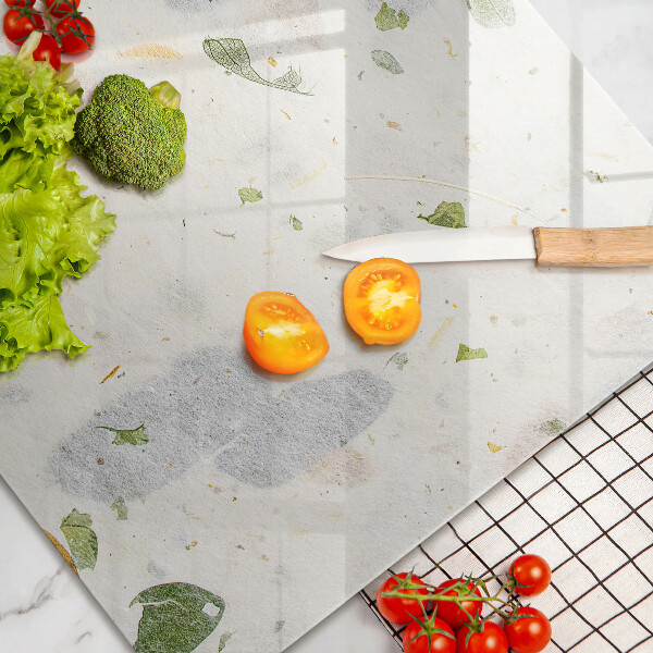 Tagliere in vetro Foglie cadenti