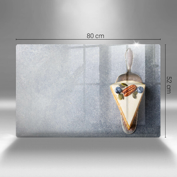 Tagliere in vetro Pezzo di torta