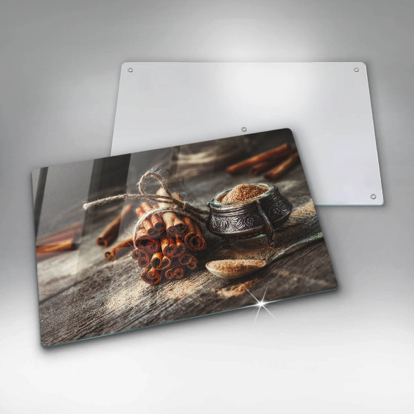 Tagliere in vetro Baccelli di vaniglia