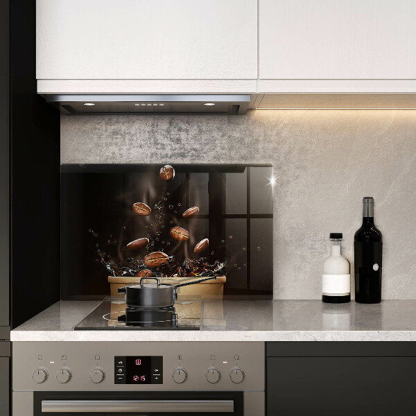 Tagliere in vetro Chicchi di caffè caldi