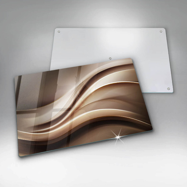 Tagliere in vetro temperato Linee delicate di astrazione