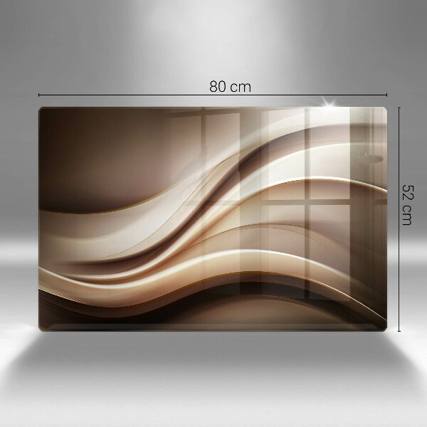 Tagliere in vetro temperato Linee delicate di astrazione