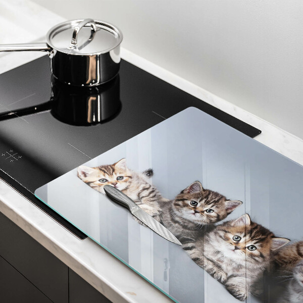 Tagliere in vetro temperato Piccoli e dolci gattini