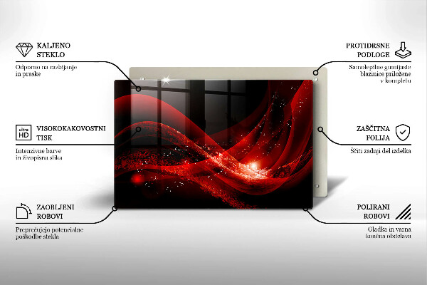Tagliere in vetro temperato Astrazione moderna