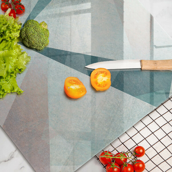 Tagliere in vetro temperato Astrazione tagliente