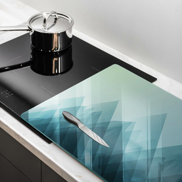 Tagliere in vetro temperato Montagne astratte