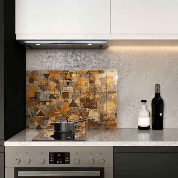 Tagliere in vetro temperato Modello senza giunture di figure geometriche