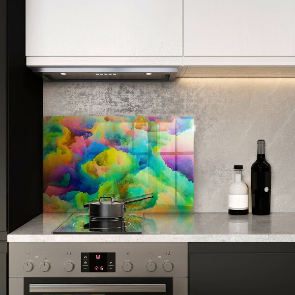 Tagliere in vetro temperato Astrazione colorata