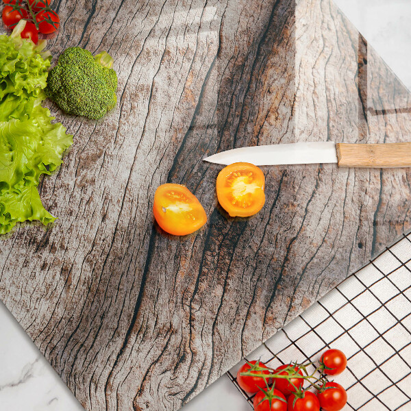 Tagliere in vetro temperato Struttura in legno