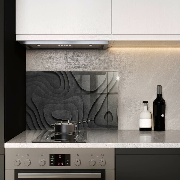 Tagliere in vetro temperato Forme di pietra 3D