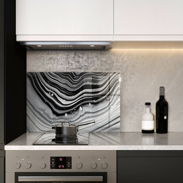 Tagliere in vetro temperato Astrazione dell'inchiostro