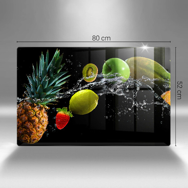 Tagliere in vetro Frutta in acqua