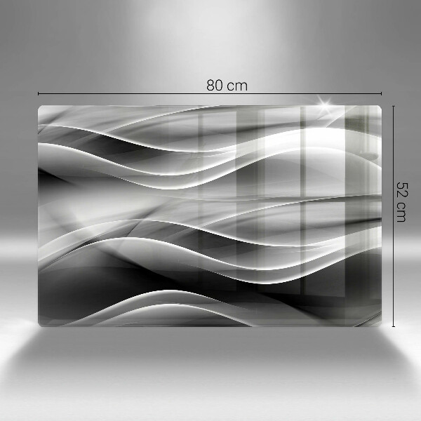 Tagliere in vetro Linee delicate di astrazione
