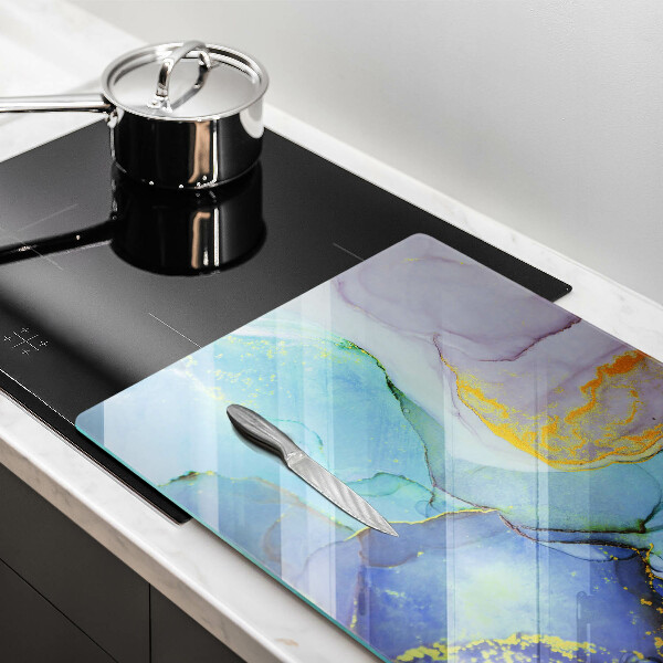 Tagliere in vetro Pietra d'oro incrinata