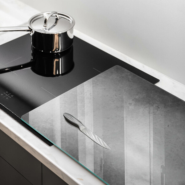 Tagliere in vetro temperato Fondo di struttura concreta