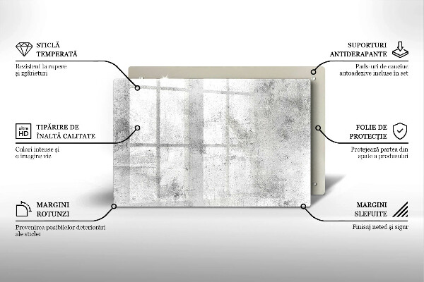 Tagliere in vetro Struttura concreta