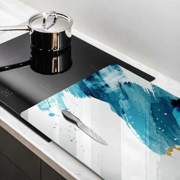 Tagliere in vetro Macchie blu