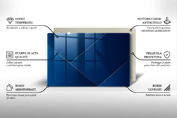 Tagliere in vetro Sfondo moderno