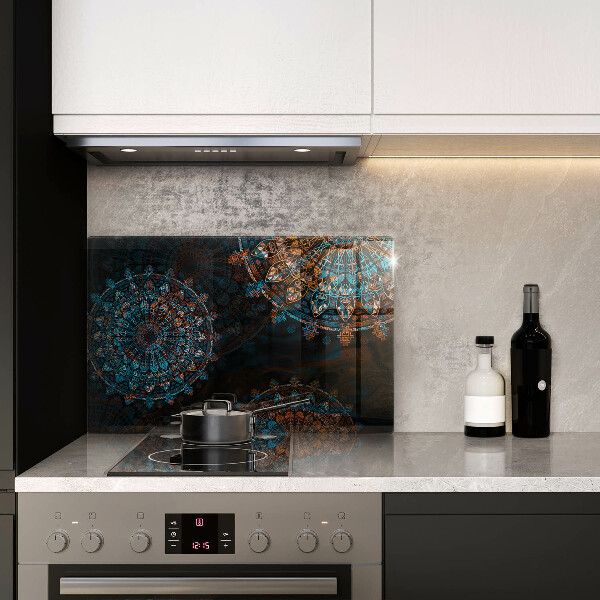 Tagliere in vetro temperato Ruote vintage boho