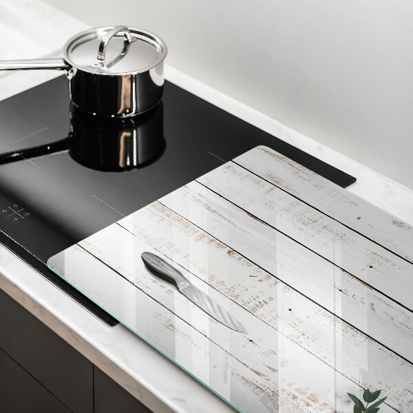 Tagliere in vetro temperato Vecchie tavole e foglie