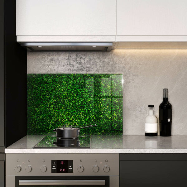 Tagliere in vetro temperato Pianta con foglie piccole