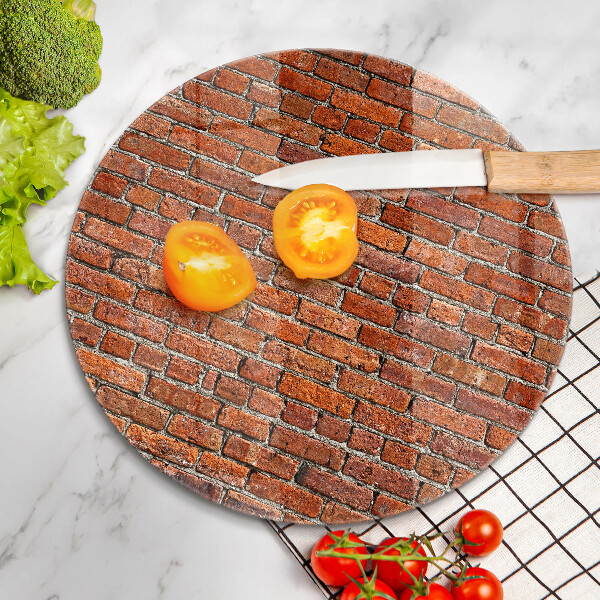 Tagliere in vetro Muro di muro di mattoni