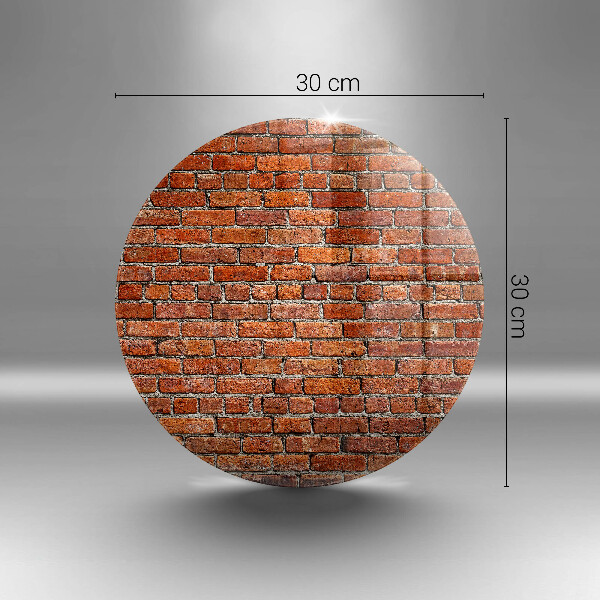 Tagliere in vetro Muro di muro di mattoni