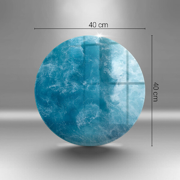 Tagliere in vetro Acqua blu