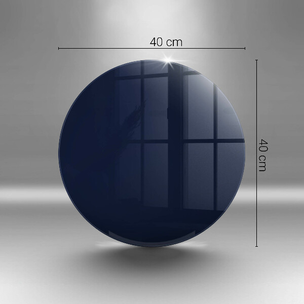 Tagliere in vetro temperato blu navy