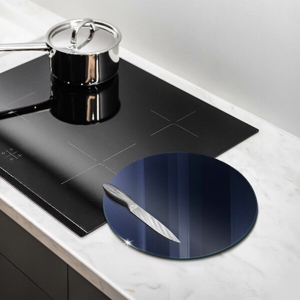 Tagliere in vetro temperato blu navy