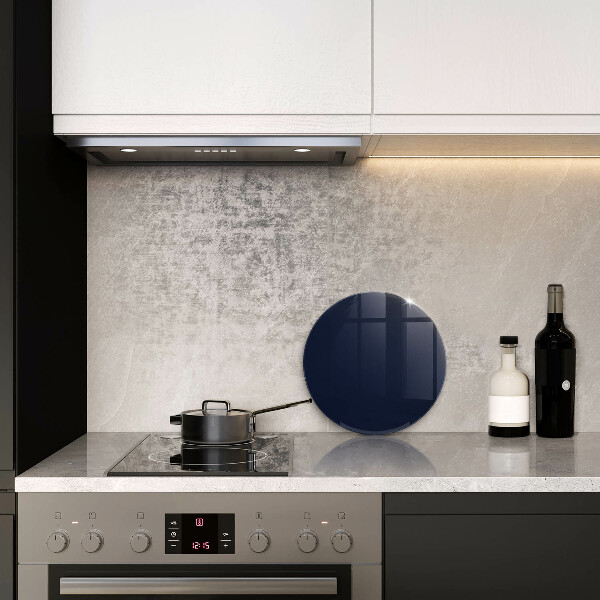 Tagliere in vetro temperato blu navy