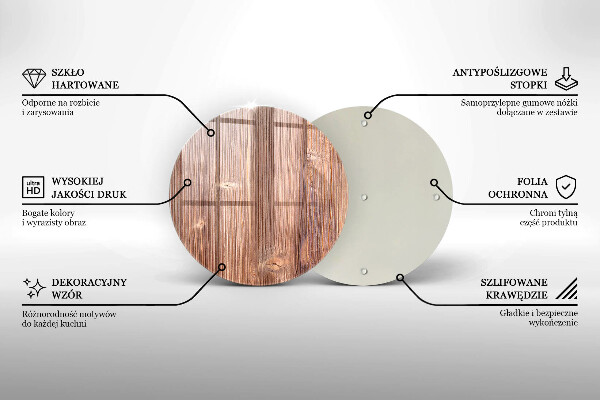 Tagliere in vetro Legno naturale