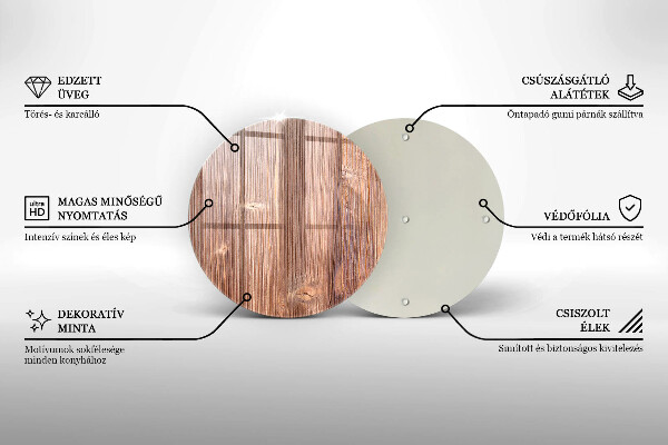 Tagliere in vetro Legno naturale